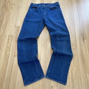 Vtg 80s Lee Riders Jeans 33x36 Made USA Union Distressed Grunge Y2K